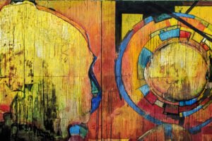 Street Art Silhouette Two